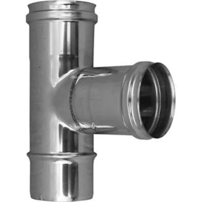 TEE PER STUFA INOX